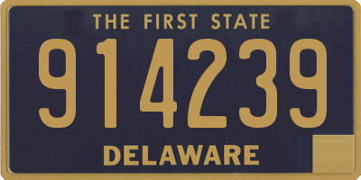 DE license plate 914239