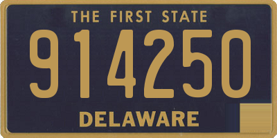 DE license plate 914250