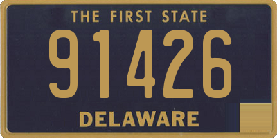 DE license plate 91426