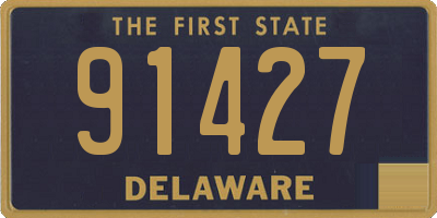 DE license plate 91427