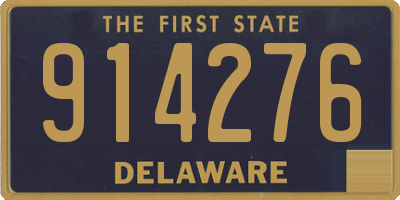 DE license plate 914276