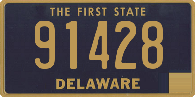 DE license plate 91428