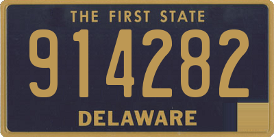 DE license plate 914282