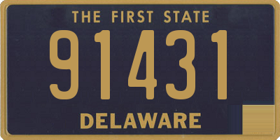 DE license plate 91431