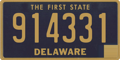 DE license plate 914331