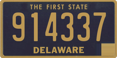 DE license plate 914337
