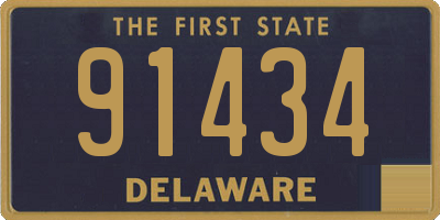 DE license plate 91434