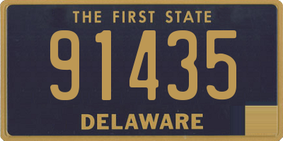 DE license plate 91435