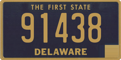 DE license plate 91438