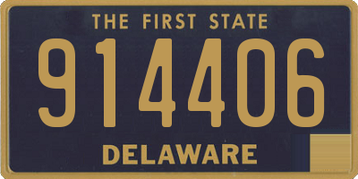 DE license plate 914406