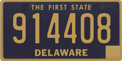 DE license plate 914408