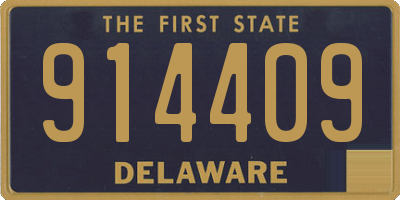 DE license plate 914409