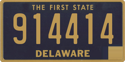 DE license plate 914414