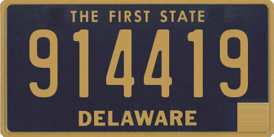 DE license plate 914419