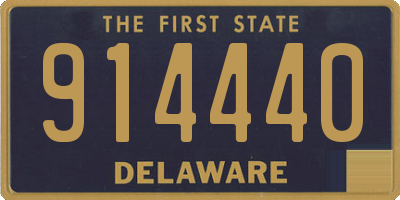 DE license plate 914440