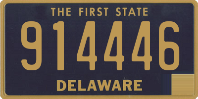 DE license plate 914446
