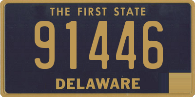 DE license plate 91446