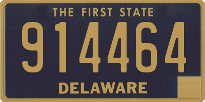 DE license plate 914464
