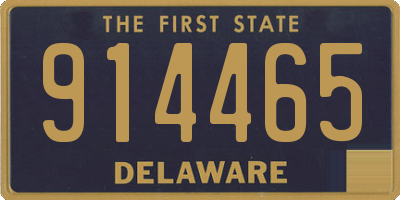 DE license plate 914465