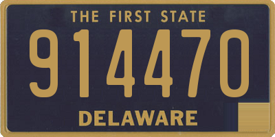 DE license plate 914470