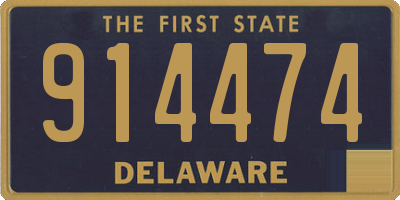 DE license plate 914474