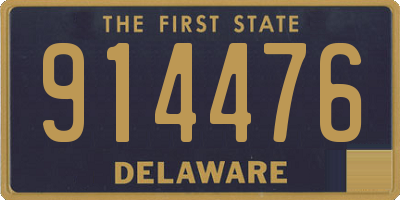 DE license plate 914476