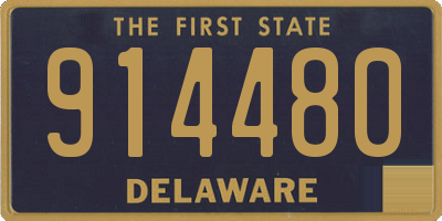DE license plate 914480