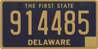 DE license plate 914485