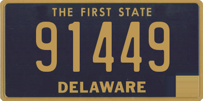 DE license plate 91449