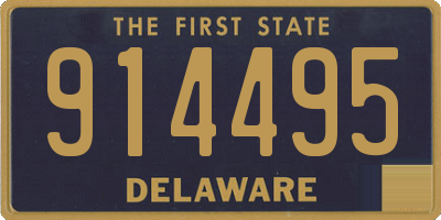 DE license plate 914495