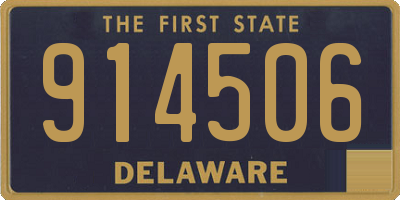 DE license plate 914506