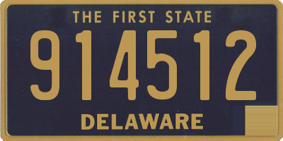 DE license plate 914512