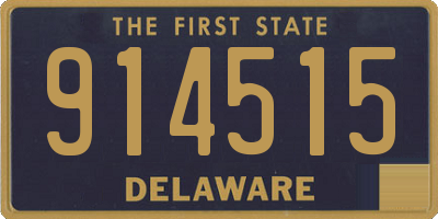DE license plate 914515