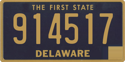 DE license plate 914517