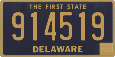 DE license plate 914519