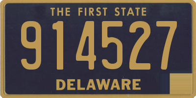 DE license plate 914527