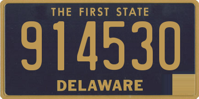 DE license plate 914530