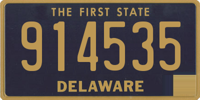 DE license plate 914535