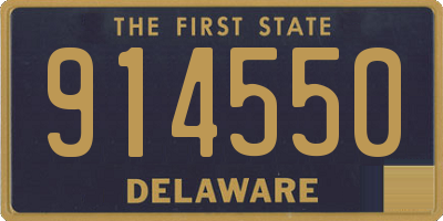 DE license plate 914550