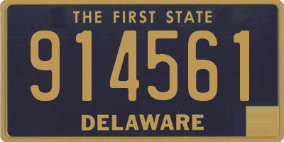 DE license plate 914561