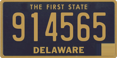 DE license plate 914565