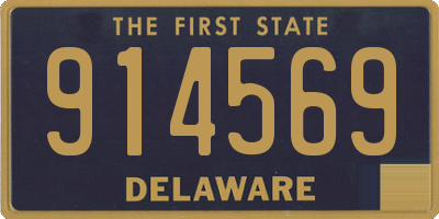 DE license plate 914569