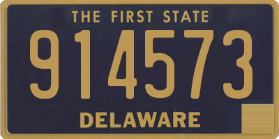 DE license plate 914573