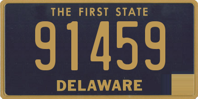 DE license plate 91459