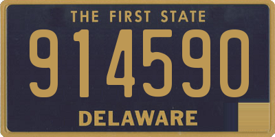 DE license plate 914590