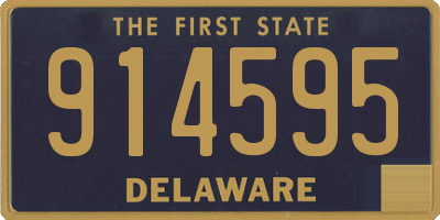 DE license plate 914595
