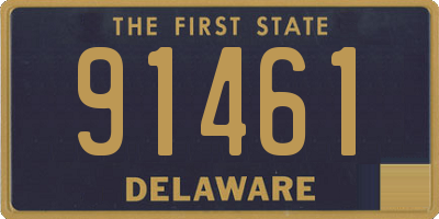 DE license plate 91461