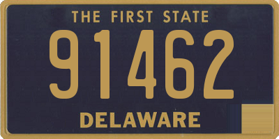 DE license plate 91462