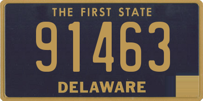 DE license plate 91463