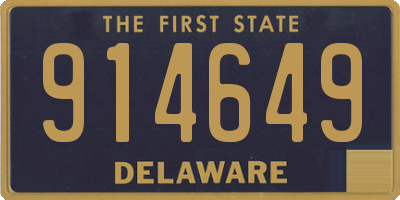 DE license plate 914649